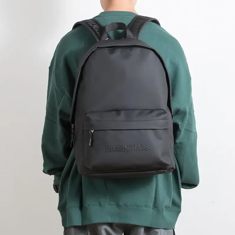 

ESSENTIALS backpack free shipping Unisex three-dimensional letters college student schoolbag personality trend computer backpack