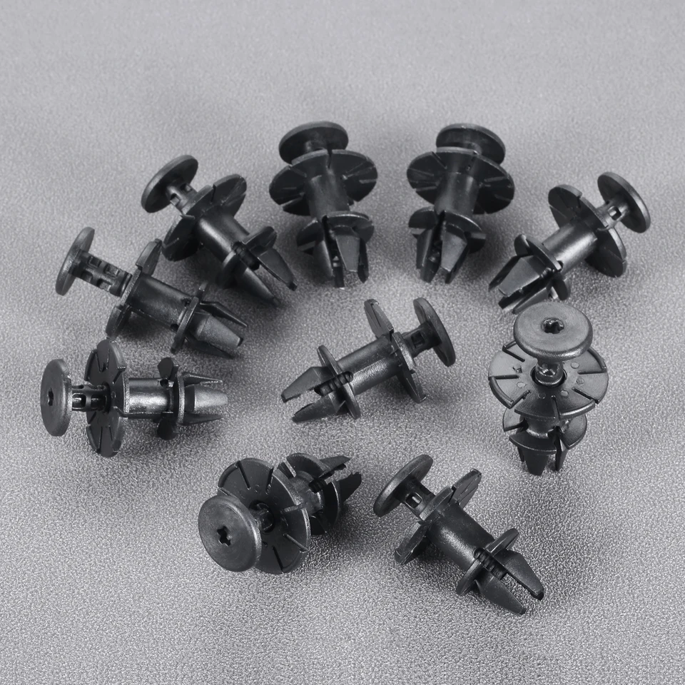 GOOACC 400 STKS Universele Plastic Fender Clips, Push Bumper Bevestiging Klinknagel Clips Compatibel voor GM Ford Chrysler Toyota Honda met 6 Size