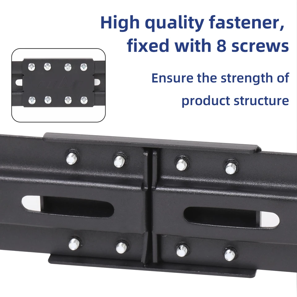 Staffa di montaggio universale per monitor LCD VESA orientabile per rack 19 o armadi