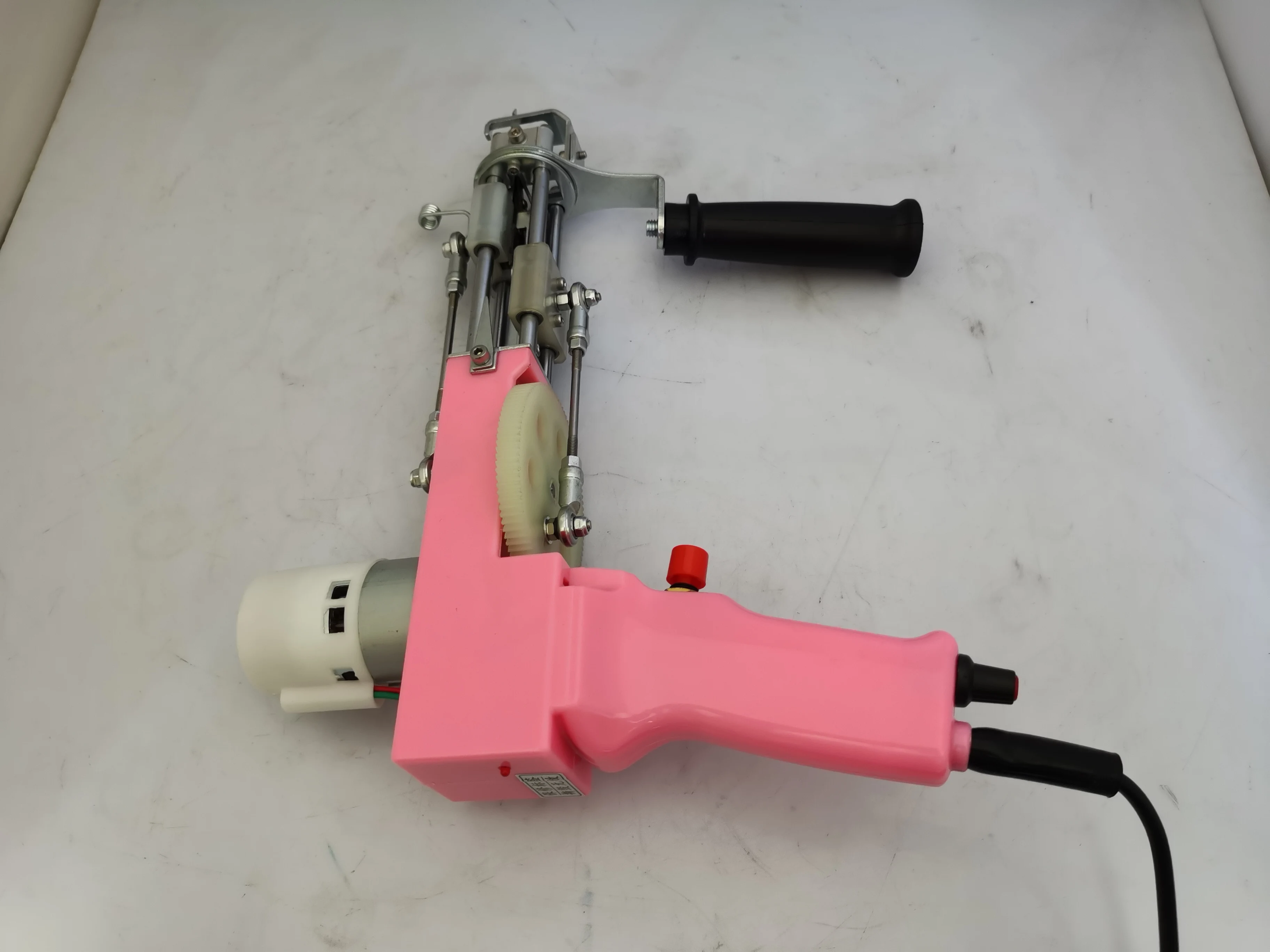 Pink 100-240V Electric Portable Cut Pile Carpet Weaving Flocking Adjustable Rug Carpet Tufting Gun Machine TD-01/ Cut Pile