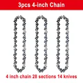 3pcs 4-inch Chain