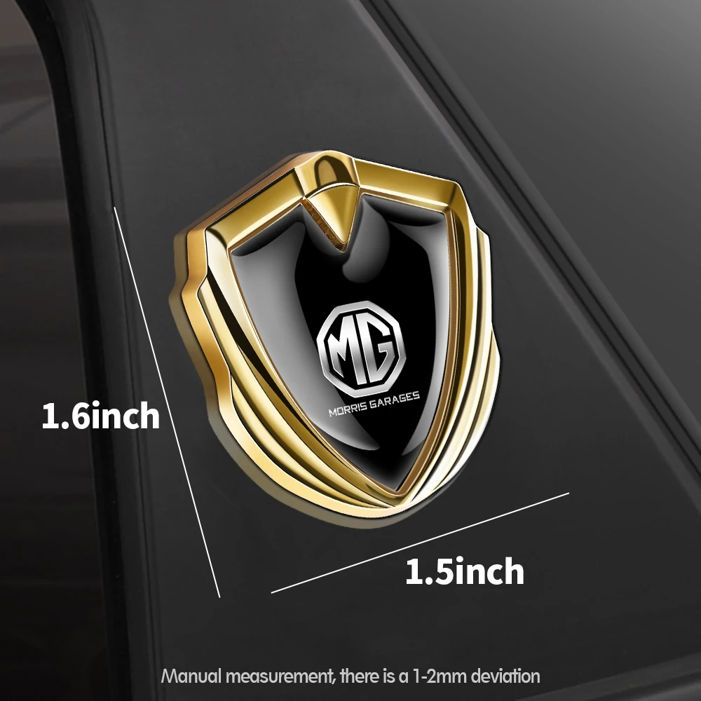 모리스 가라지 MG MG3 MG5 MG6 MG7 ZS GT EZS EHS Phev RX5 ZT 3SW 살룬 HS 용 자동차 액세서리 펜더 바디 메탈 엠블럼 스티커