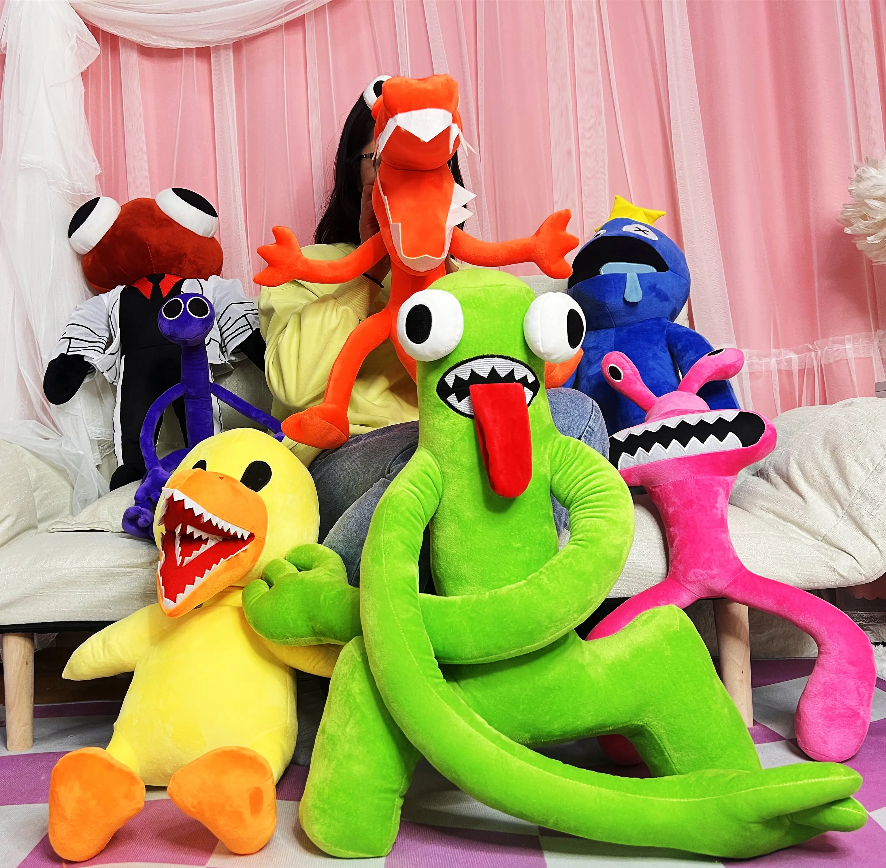 60 cm Big Size Rainbow Friends Plush Toy Rainbow Friends Plush