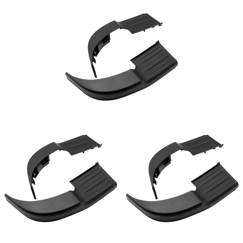 

6X черная ступенчатая пластина заднего бампера для Toyota Hilux Revo Rocco 2015 -2019