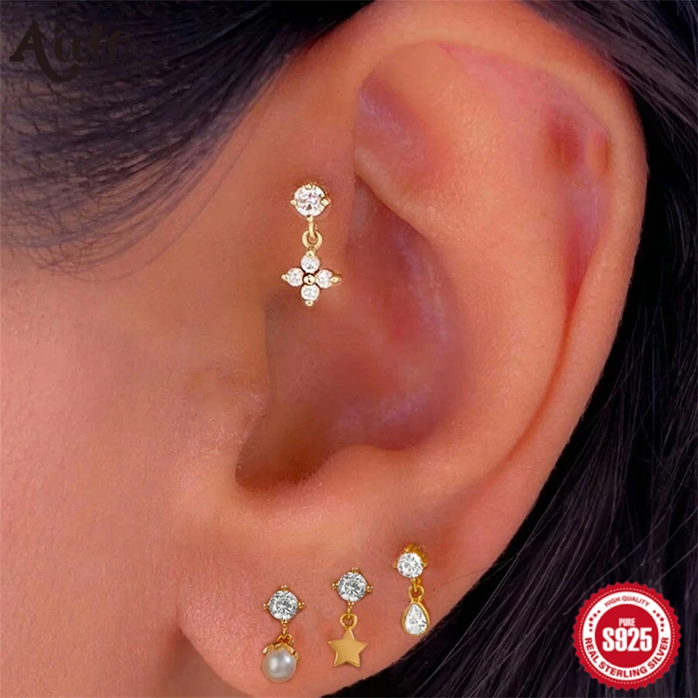 Orecchini Pendenti In Argento Sterling A Forma Di Pera - 3,6 Cm Di Lunghezza, Gioielli Eleganti Per Donna
