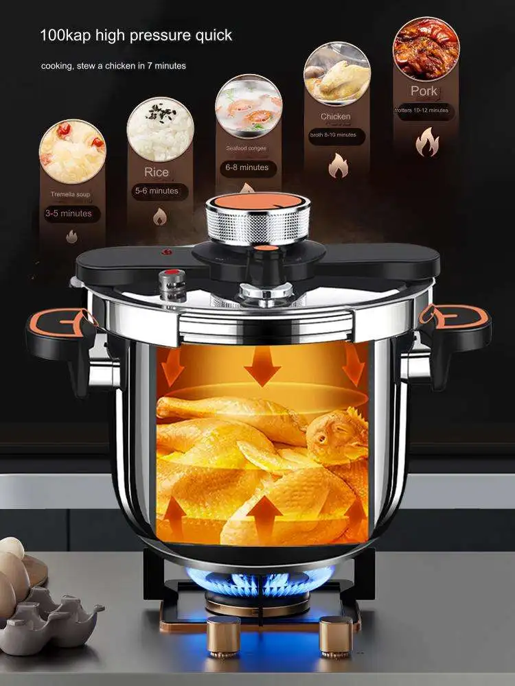 Pressure Cooker 100kpa High Pressure Fast Cooking Induction Cooker Gas Universal Explosion-proof