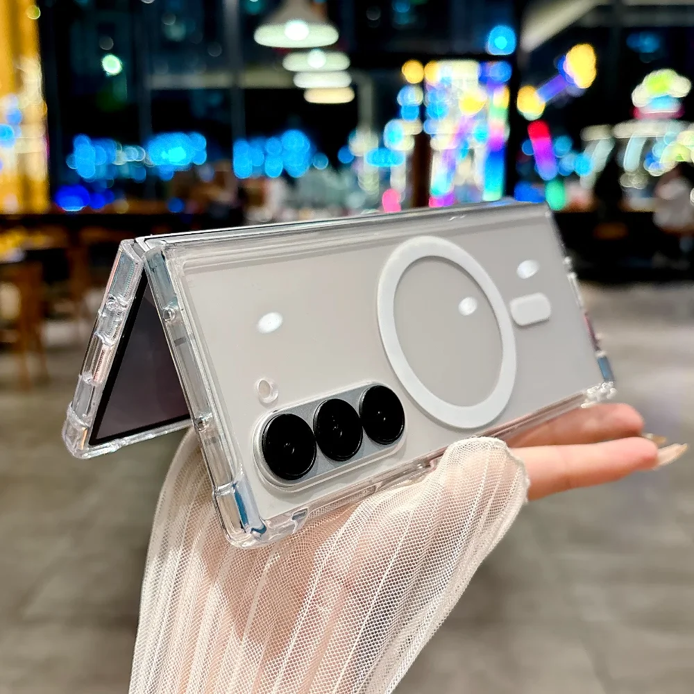MagSafe Transparent Shockproof Wireless Charging Phone Case