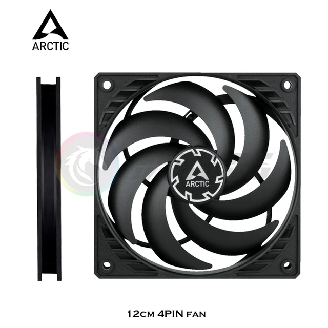ARCTIC P12 SLIM PWM PST 12015 4PIN PWM Silent Slim Chain Fan,12cm