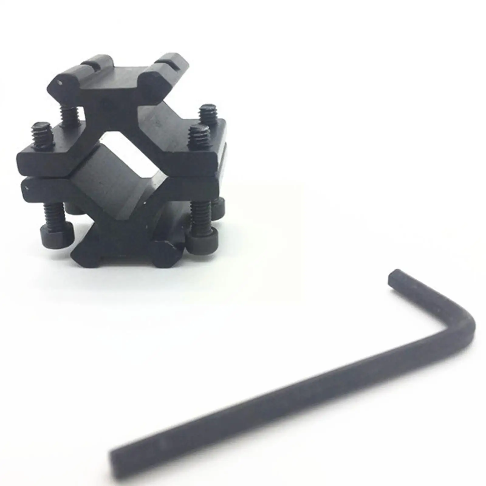 Picatinny Rail Accessories Adjustable Rails Rail Adapter Tactical Adjustable Universal Rail 20mm Rail Barrel Mount For Picatinny Scope Flashlight Sight Torch Clip 1 PCS