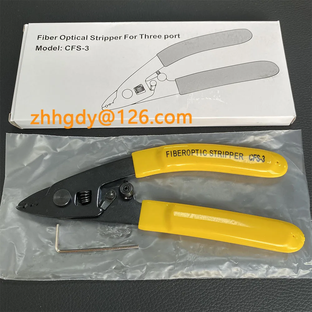 CFS-3 Fiber Optic Tool Stripper optical cable cold splicing and hot melting tools three-necked pliers CFS 3 Holes wire stripping