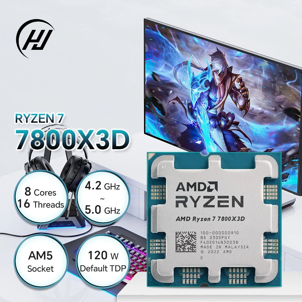 Ryzen 7 7800X3D: O Processador que Revolucionou Jogos em PC com