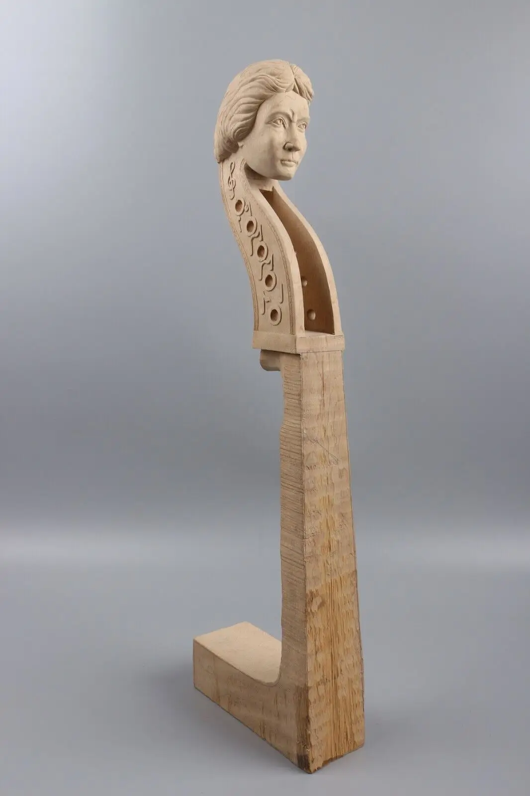 

5String Advanced Maple 4/4 Cello Neck Hand-Carved Cello Head Neck