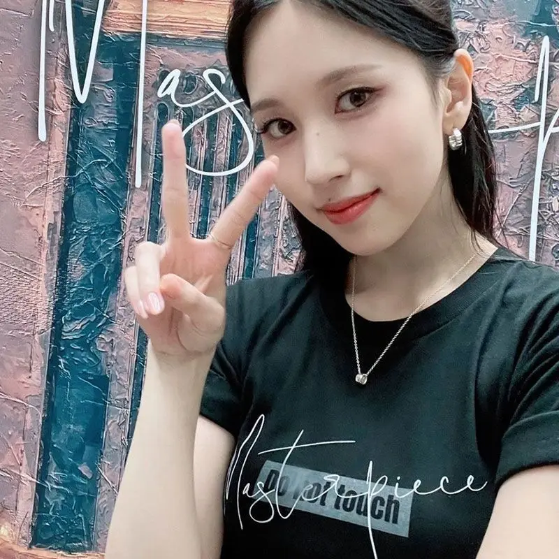 Kpop Twice Misamo Do not touch O Neck Tops T Shirt Wednesday Tee