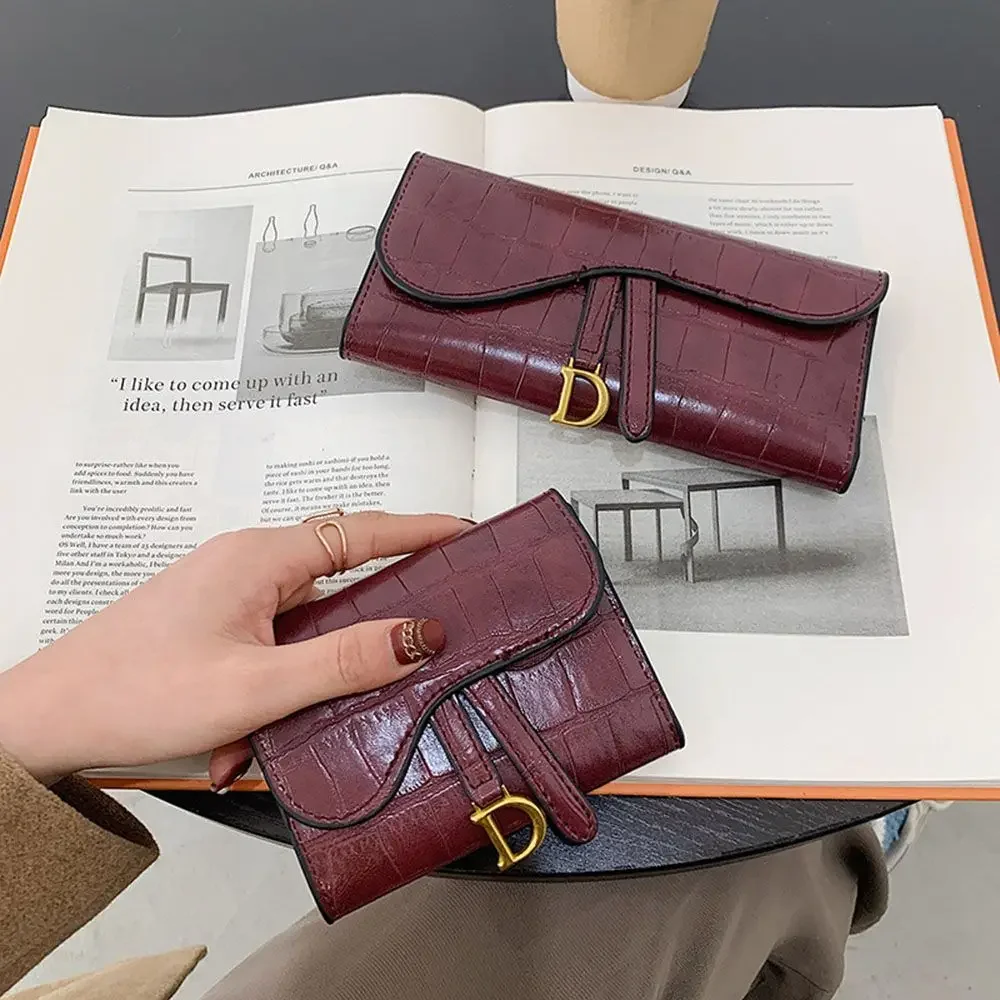 Fashion Luxury Mini Coin Purse Multi-functional PU Leather Wallet Money Bag Short Small Multi-Card Women Clutch Card Holder 4