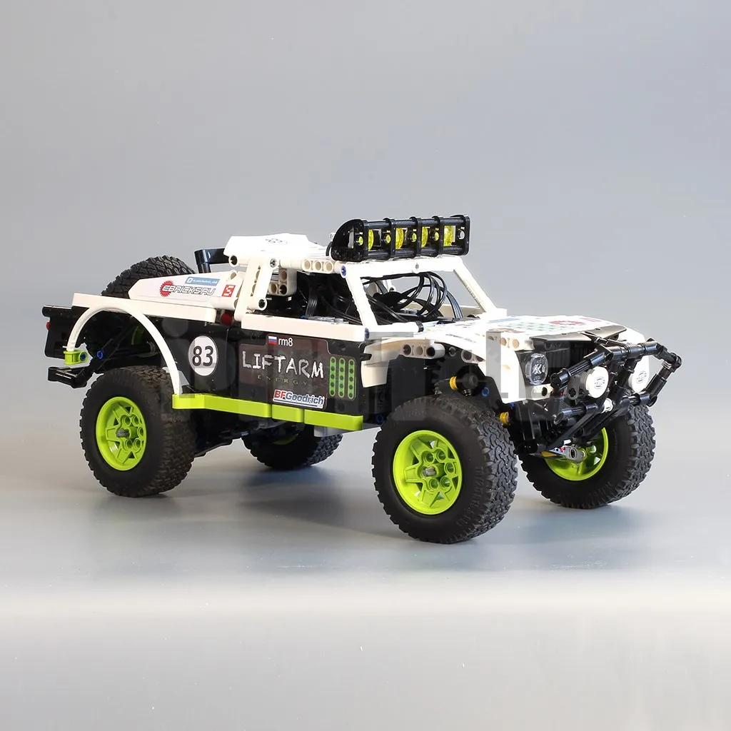 

MOC-4874 BAJA TROPHY TRUCK Double Trouble by RM8 Building Block Model Spliced Electric Toy Puzzle Kids Gift