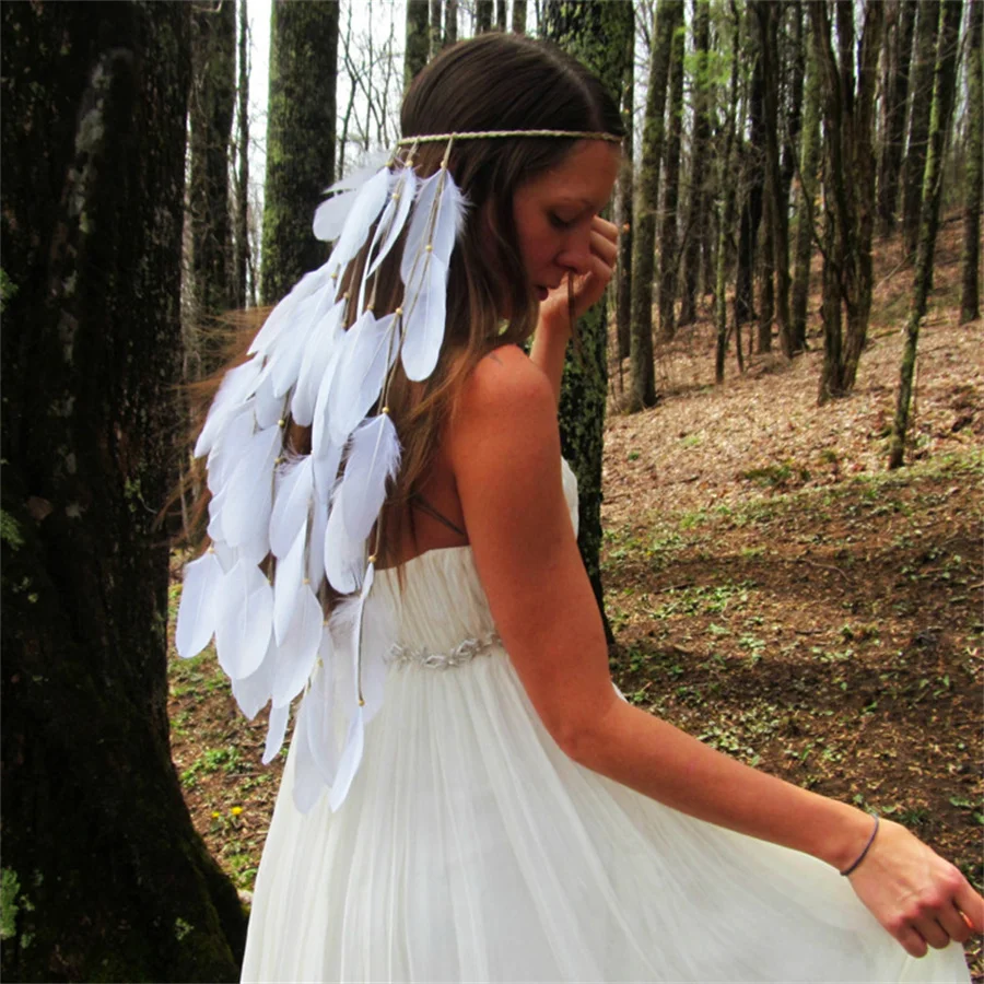 Новый Этнический стиль Boho Veer Hoofdband Hoofdtooi Mode Passen Veer Hoofdbanden Haarband Dames Haar Accessoires Voor Festival Вечерние (art.: 3920c33a705f2) - 3920c33a705f2