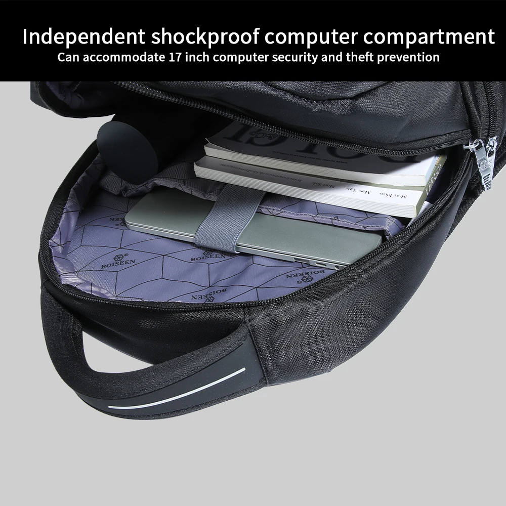 1Pcs Multifunctional Large-Capacity Backpack with Independent Front Pocket (Left Compartment) and Convenient Compartment, Can Hold 15.6inch Laptops, Travel Backpack