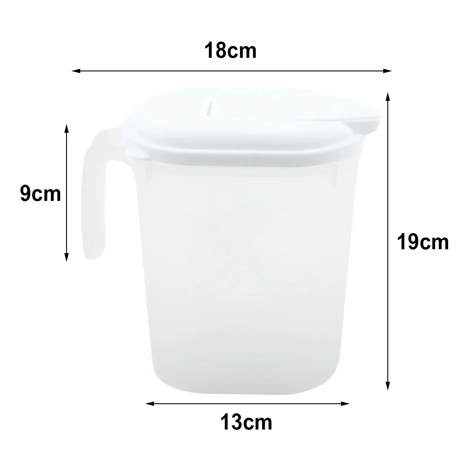 Kettle Plastic Jug Plastic Summer Water Water Jug 1.8Litre 125g Container With Lid Juice Milk Drinks