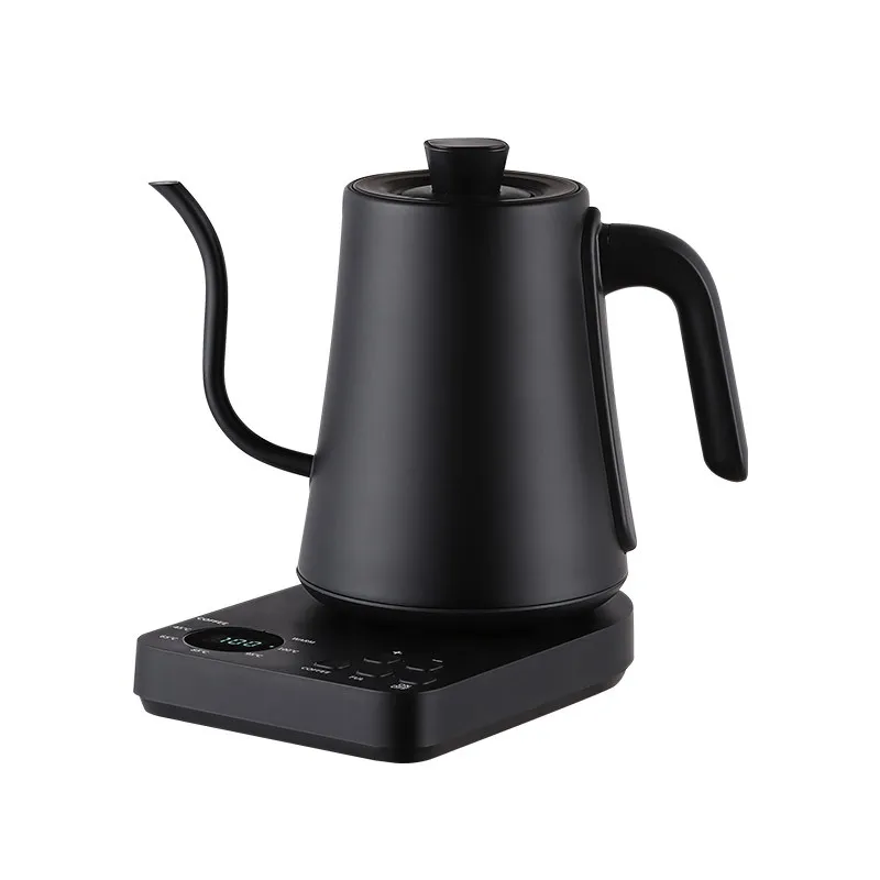 1200W Electric Gooseneck Kettle 1000ml Hand Brew Coffee Pot Smart Teapot with Temperature Control Rapid Heating Kettle 110v/220v 5