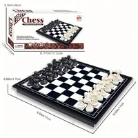 6.7 Inch Foldable Storage Box Magnetic Suction Standard Version Of Chess For Adults And Children Tabletop Game 1