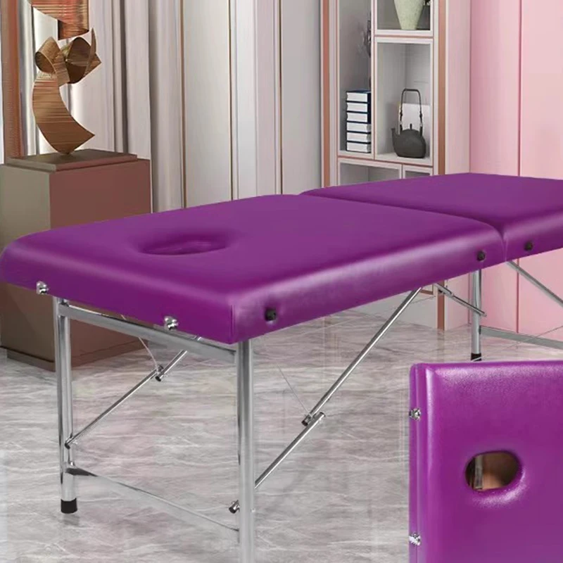 Aesthetic Foldable Bed Stretcher Spa Mattresses Massage Chairs Full Body Tattoo Beauty Kosmetikliege Massage Furniture MQ50MB