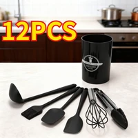 12Pcs/5pcs Silicone Kitchenware Non-Stick Cookware Kitchen Utensils Set 1