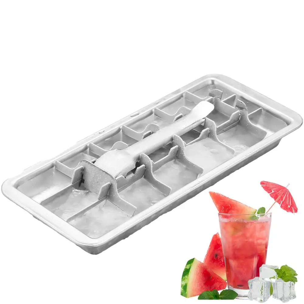 Making Ice Cubes with Stainless Steel Tray