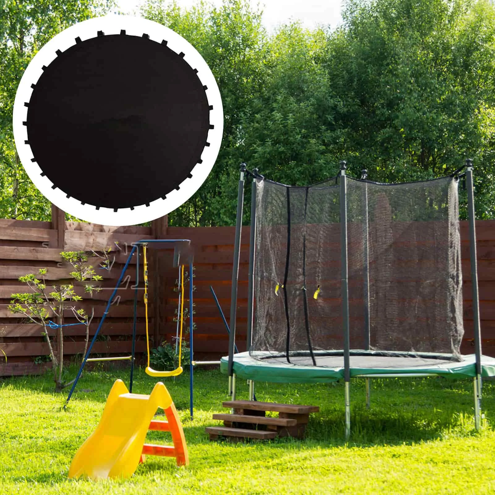 Trampoline Replacement Mat Round Trampoline Jumping Cloth Durable