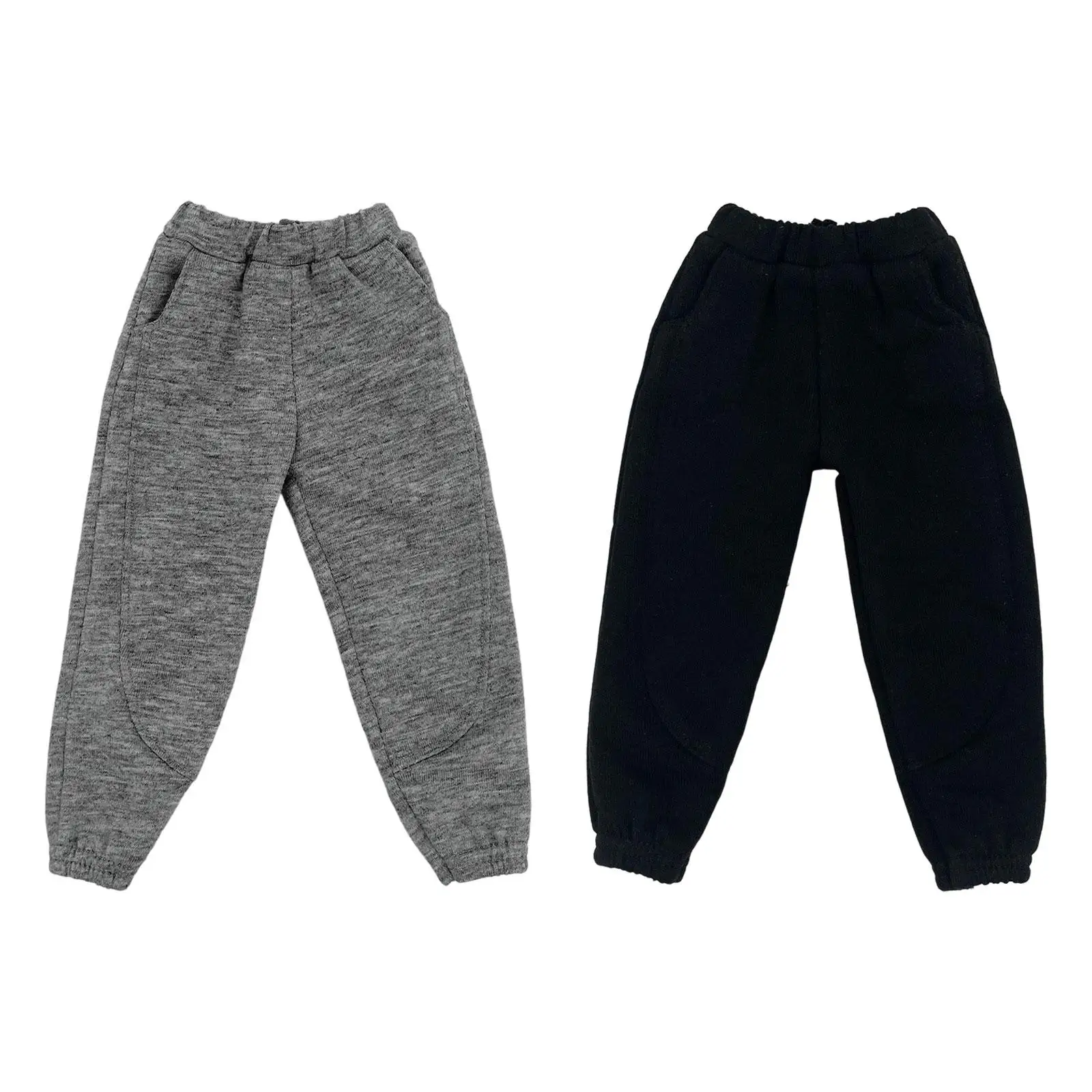

Fashion 1/6 Scale Pants Handmade Miniature Sport Pants for 12in Soldiers Figures Dress up Doll Model Accessories