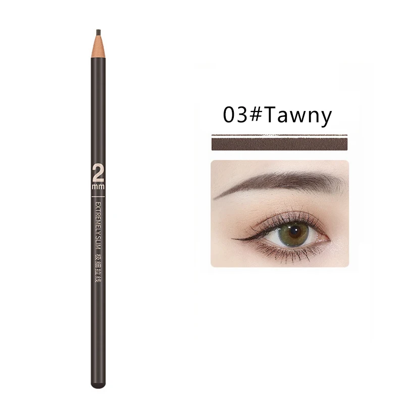 1PC 눈썹 연필 문신 방수 눈썹 연필 색조 메이크업 화장품 6 색 마이크로 블레이드 오래 지속되는 눈썹 펜