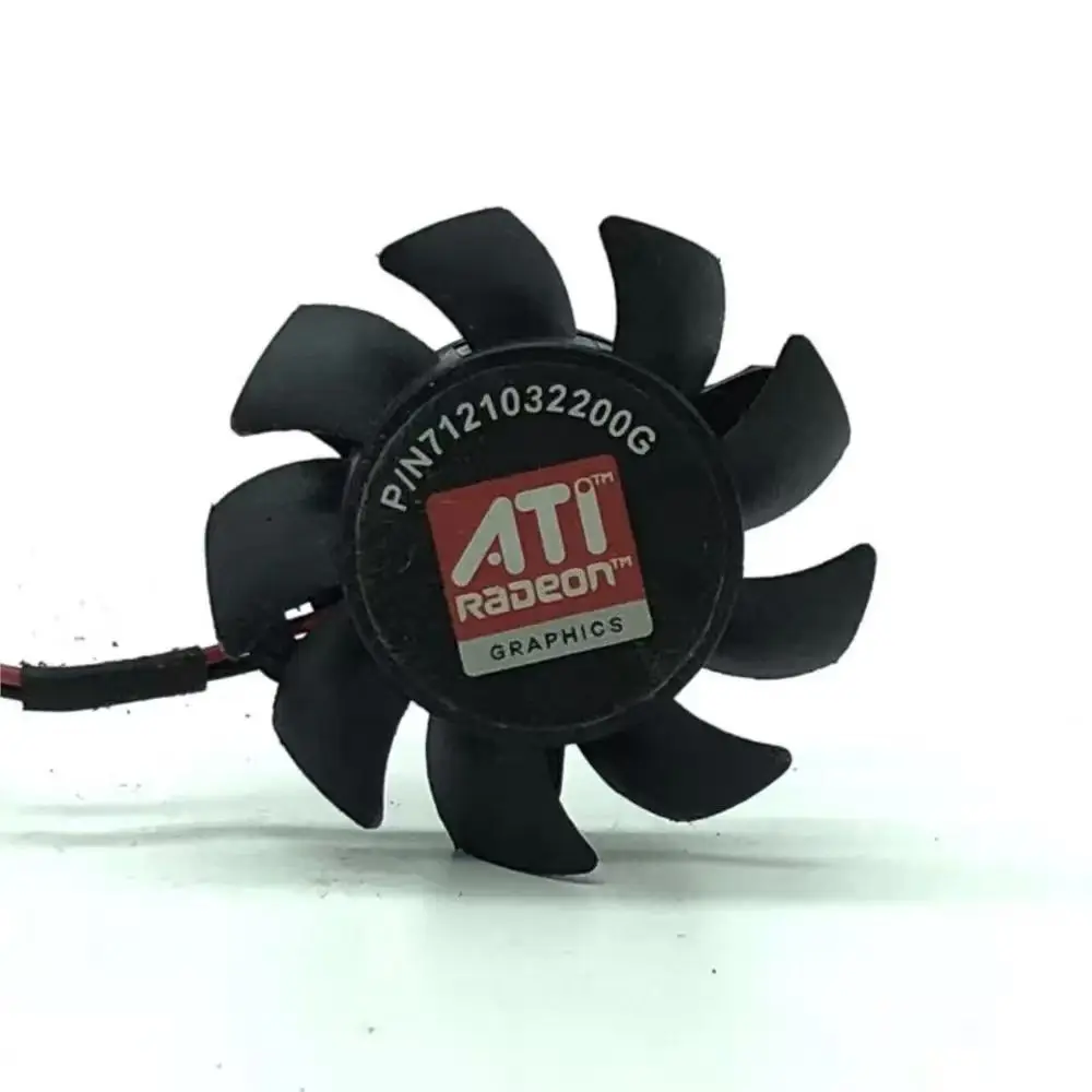 PLA04710S12H 12V 직경 3.6CM 보어 거리 2.6CM 무음 그래픽 카드 팬 인클로저: 길이 5CM 너비 1.2CM