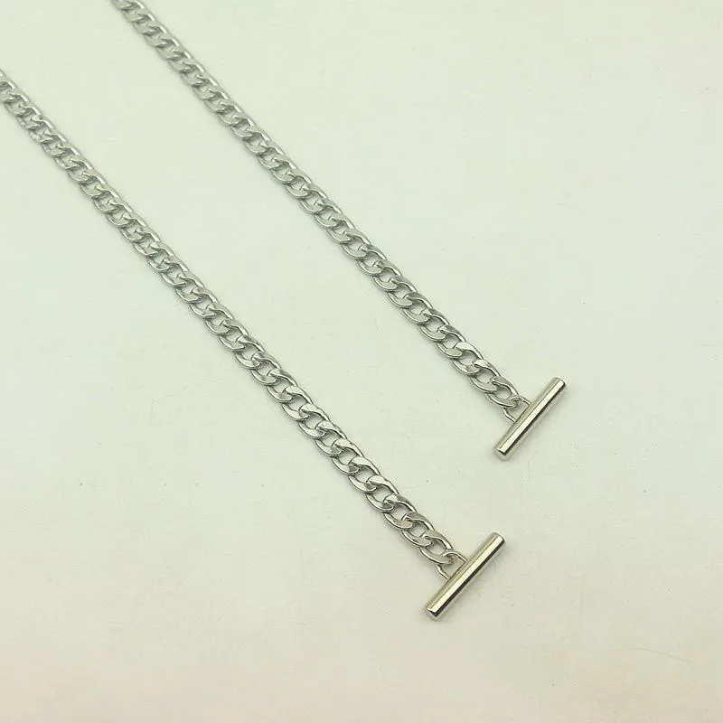 10Pcs 8mm Metal Chains Shoulder Bag Strap Women Handbag Purse Adjusted Strap 120cm Chains DIY Replacement Handle Accessories