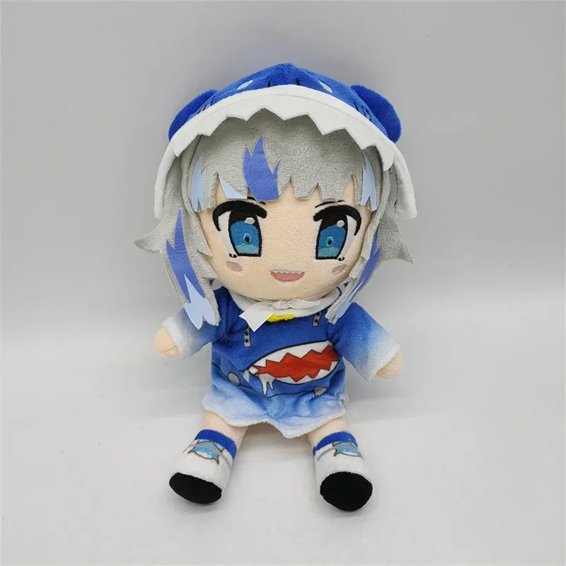 

Game VTuber Hololive English Gawr Gura Takodachi 20cm Cute Shark Girl Plush Stuffed Dolls Plushie Pillow Cosplay Props Gift