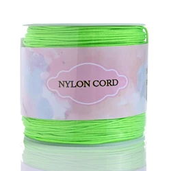 Vibrant 28 - Color Nylon Cord Gradient Braided Thread (Fluorescent green)