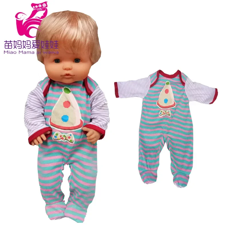 16 Inch Doll Clothes Suitable for 40cm Baby Doll 38 Cm Nenuco Clothes Ropa Y Su Hermanita Children Girl Rompers
