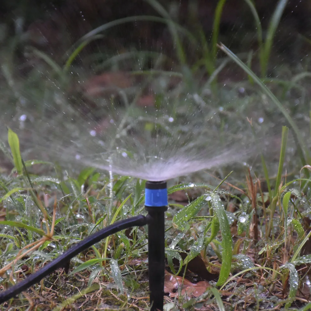 Garden Sprinkler Plants Irrigation Kits Irrigation Sprinklers Drip Irrigation Sprinklers Garden Irrigation Nozzle Garden Dripper Drip Irrigation Garden Sprayer Nozzles Scattering Dripper Water Nozzle Garden Watering Sprinklers 360 Degrees Garden Water Irrigation System For 4/7mm 1/4" Hose 10pcs