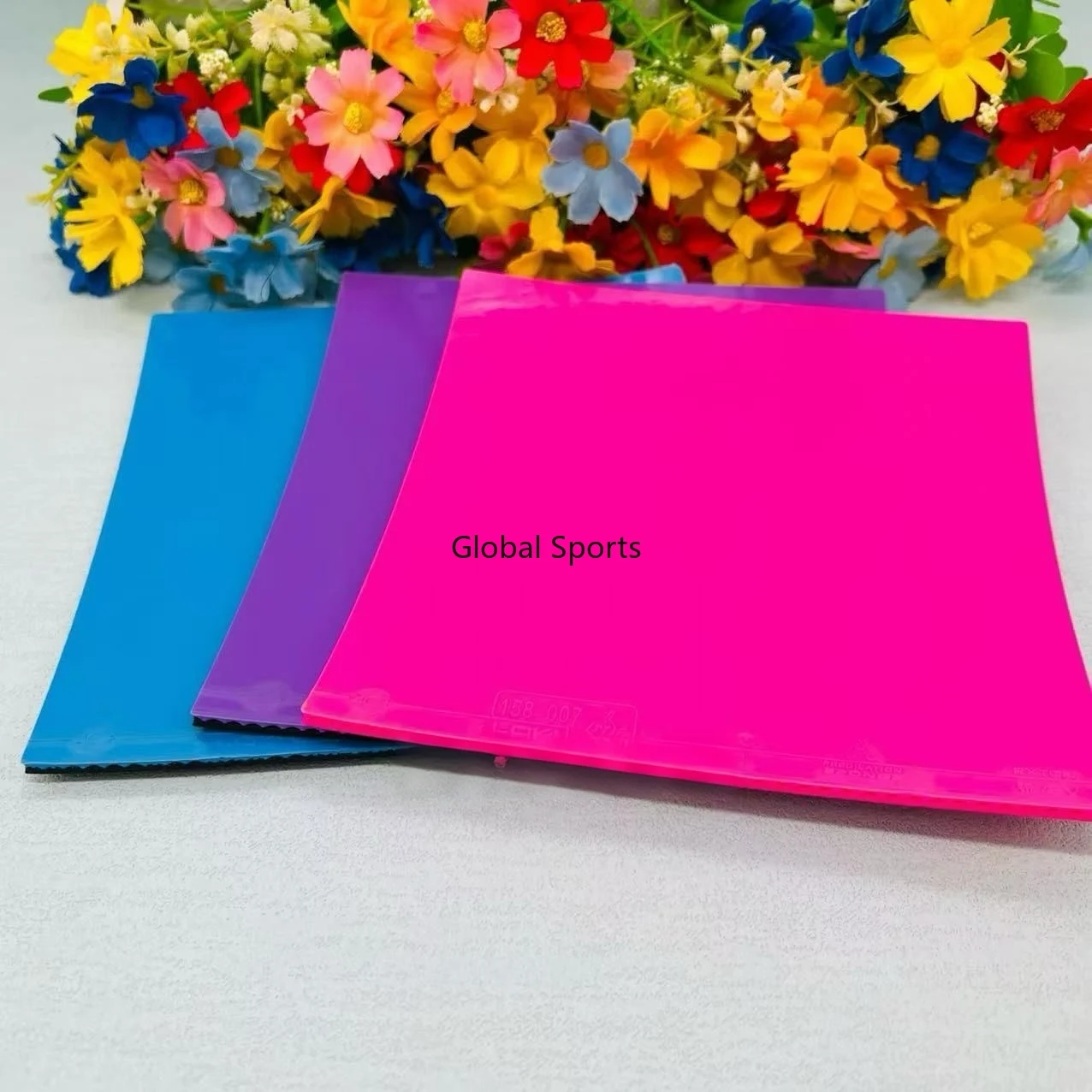 LOKI RXTON 5 Color Series Table Tennis Rubber for Racket Sticky Pimples-in ITTF Approved Pink/Blue/Purple