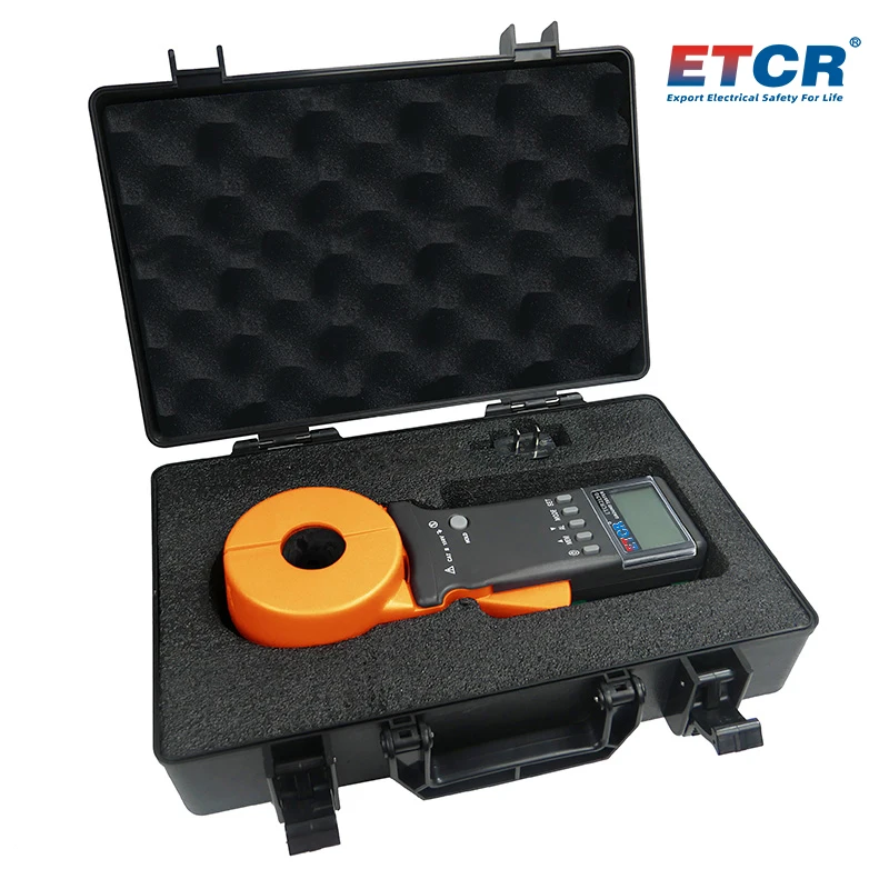 ETCR2150 Leakage Current Meter 40A Clamp Earth Resistance Tester1500Ω Rechargeab