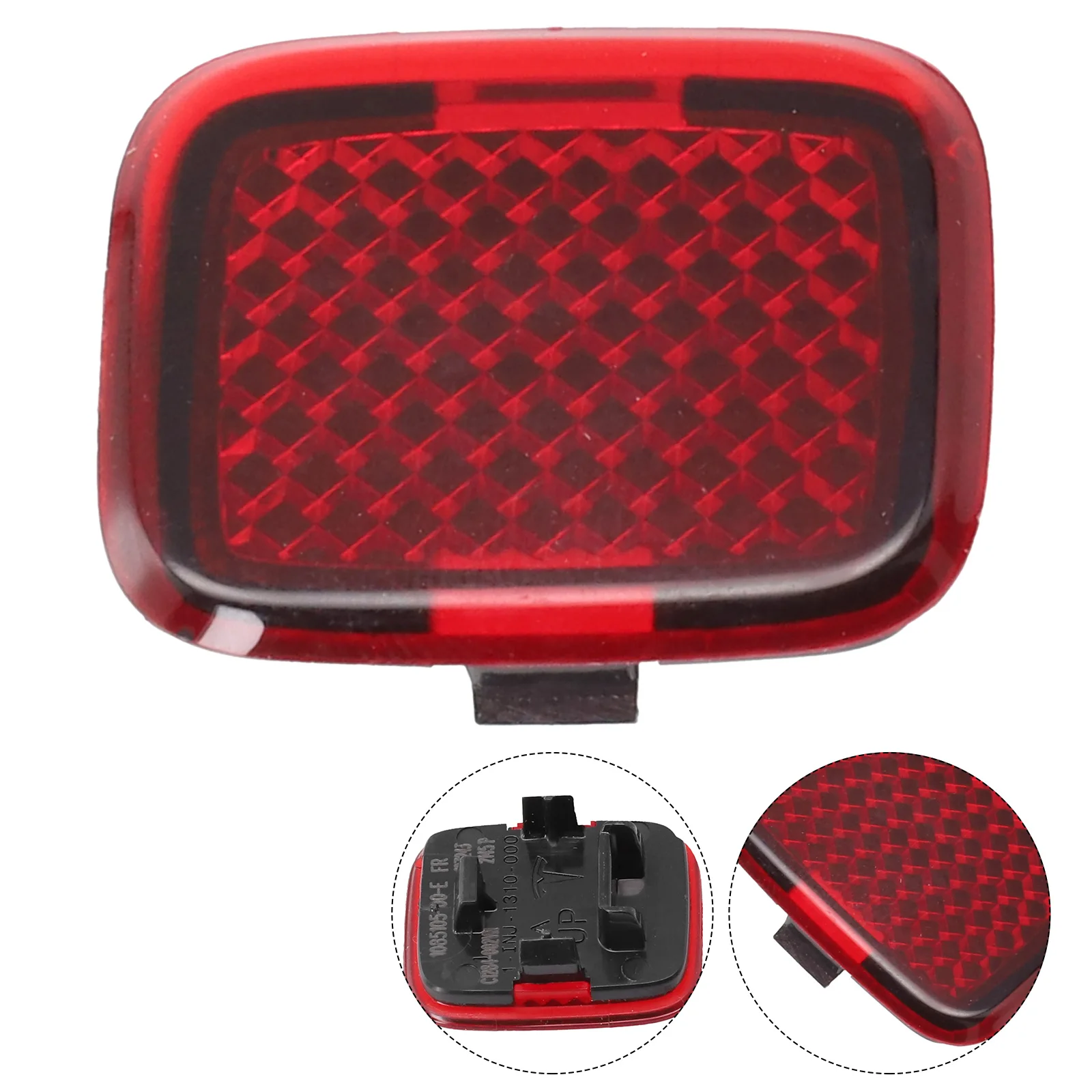 

Enhance Your Car's Look Red Reflector Lamp Door Light for Tesla Model 3 M3 2017 2022, Stylish and Practical Upgrade