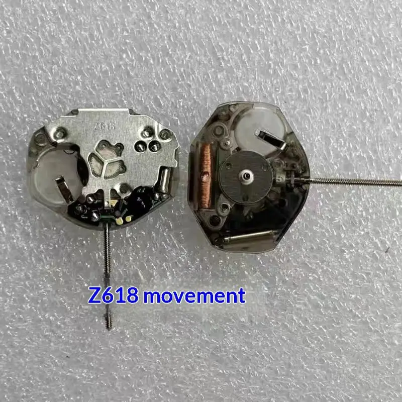 고품질 Z618 쿼츠 무브먼트 1개 3핸즈 논캘린더 시계 무브먼트 내구성 DIY 손목시계 제작 수리 부품
