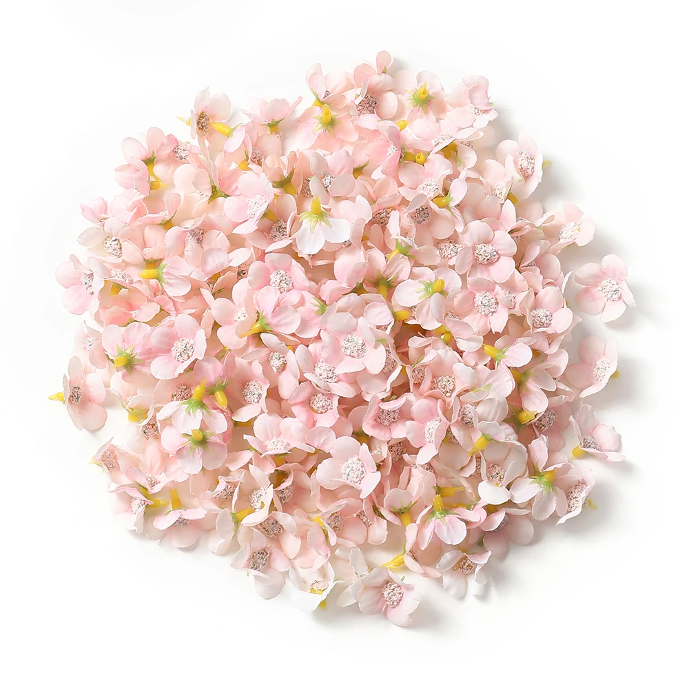 Fiori Finti Artificiali Teste,24 Pezzi Fiore Decorativo Multicolore Simulazione,Mini Fiori Finti Seta,Teste di Fiori Artificiali Decorazioni per