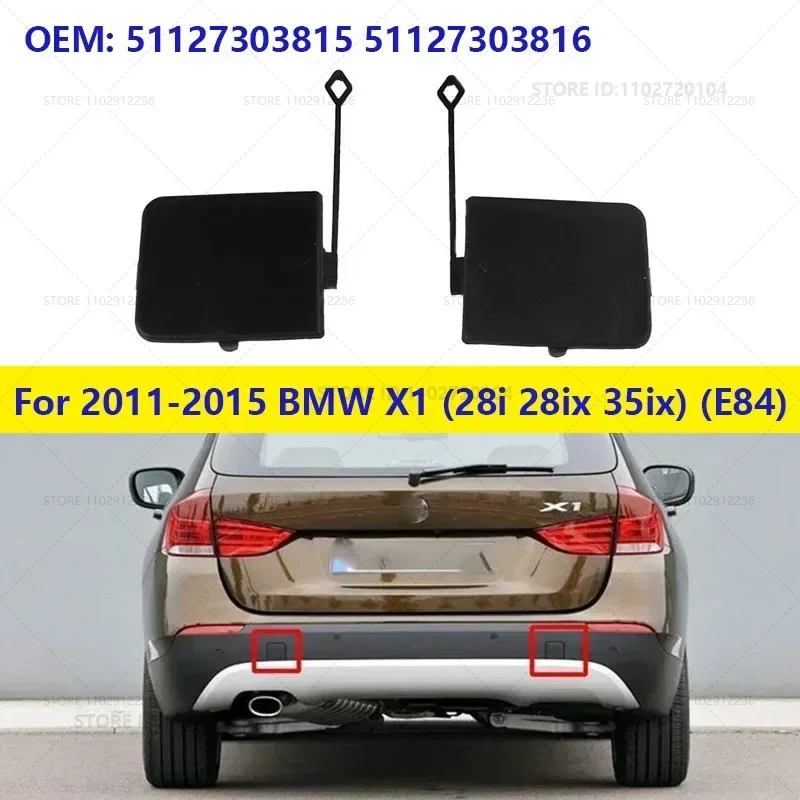 Bumper Replacement Part Rear Left Tow Hook Cover For BMW X1 E84 (M Sport) | UK