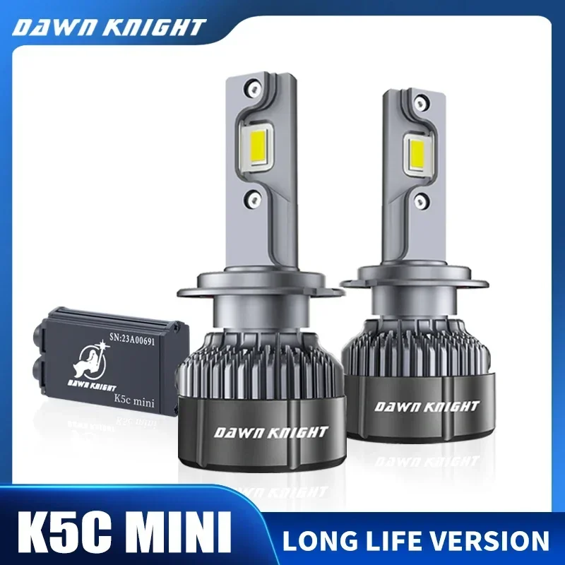 

DAWNKNIGHT H4 H7 K5C MINI K6C 40W Led Headlamp Bulb Long Life Version H11 H1 HB3 HB4 4300K Led car light bulb 12V 2pcs