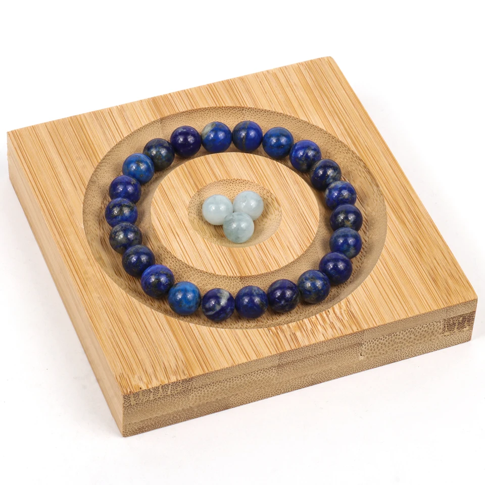 Sutowe Planche à Perles En Bambou - Tableau De Mesure Pour Fabrication Bijoux Bracelets Et Colliers Sutowe Planche à Perles En Bambou - Tableau De Mesure Pour Fabrication Bijoux Bracelets Et Colliers