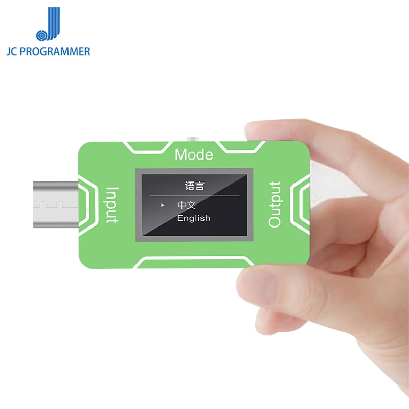 

JCID CT02 PD Charger Detector JC Fast USB-C Tester Voltage Current Test HD OLED Screen Accurate identification of genuine