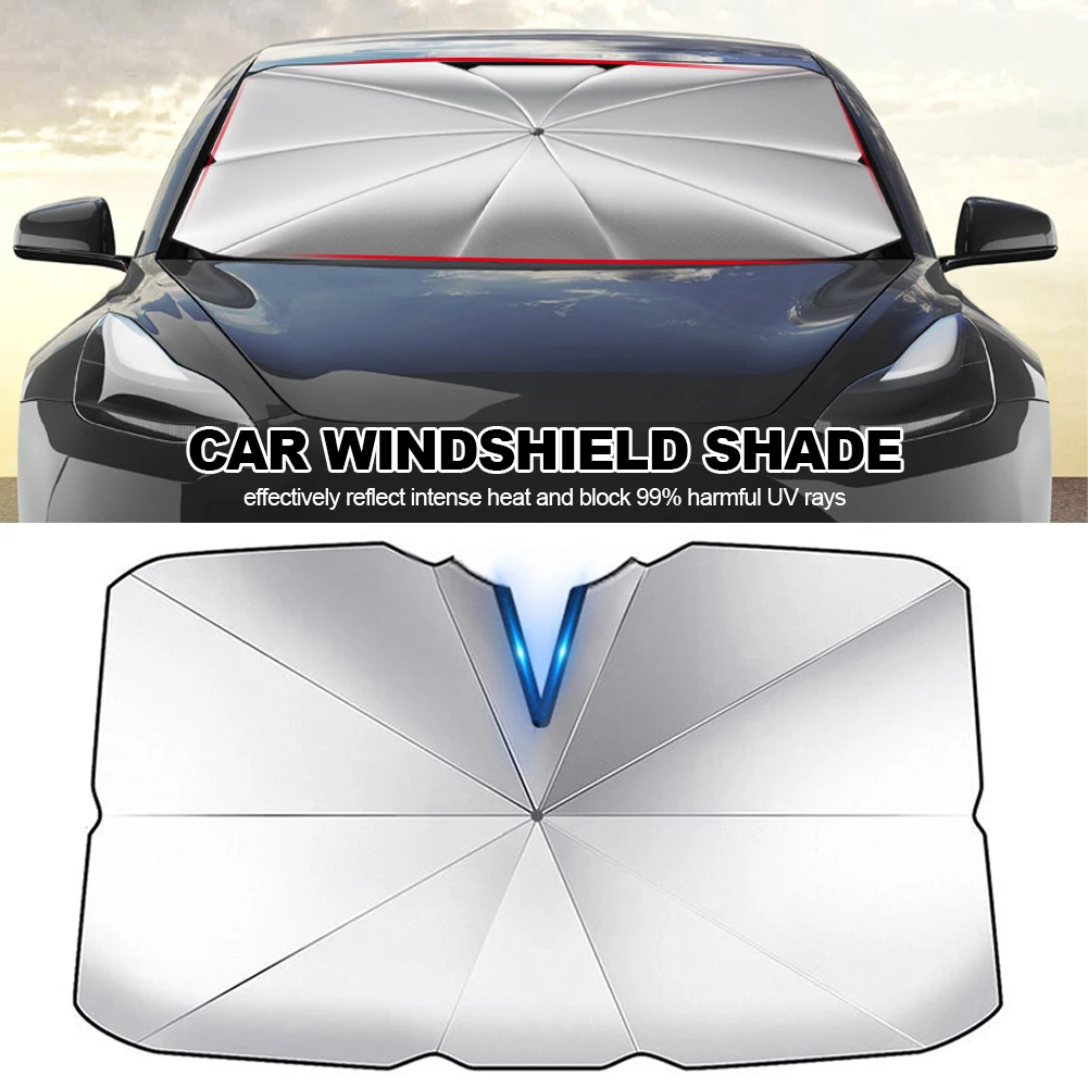 Car Windshield Sunshade Umbrella Summer Auto Anti-UV Sun Shade Window Curtain Sun Protection Visor for Car Interior Accessories