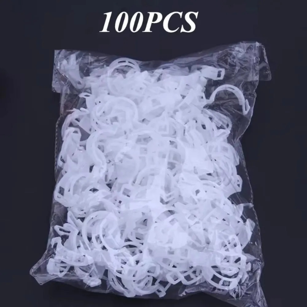 Plastic Plant Clips Supports Connects Reusable Protection Grafting Fixing Tool for Vegetable Tomato plant clips plastic plant clips 50/100pcs