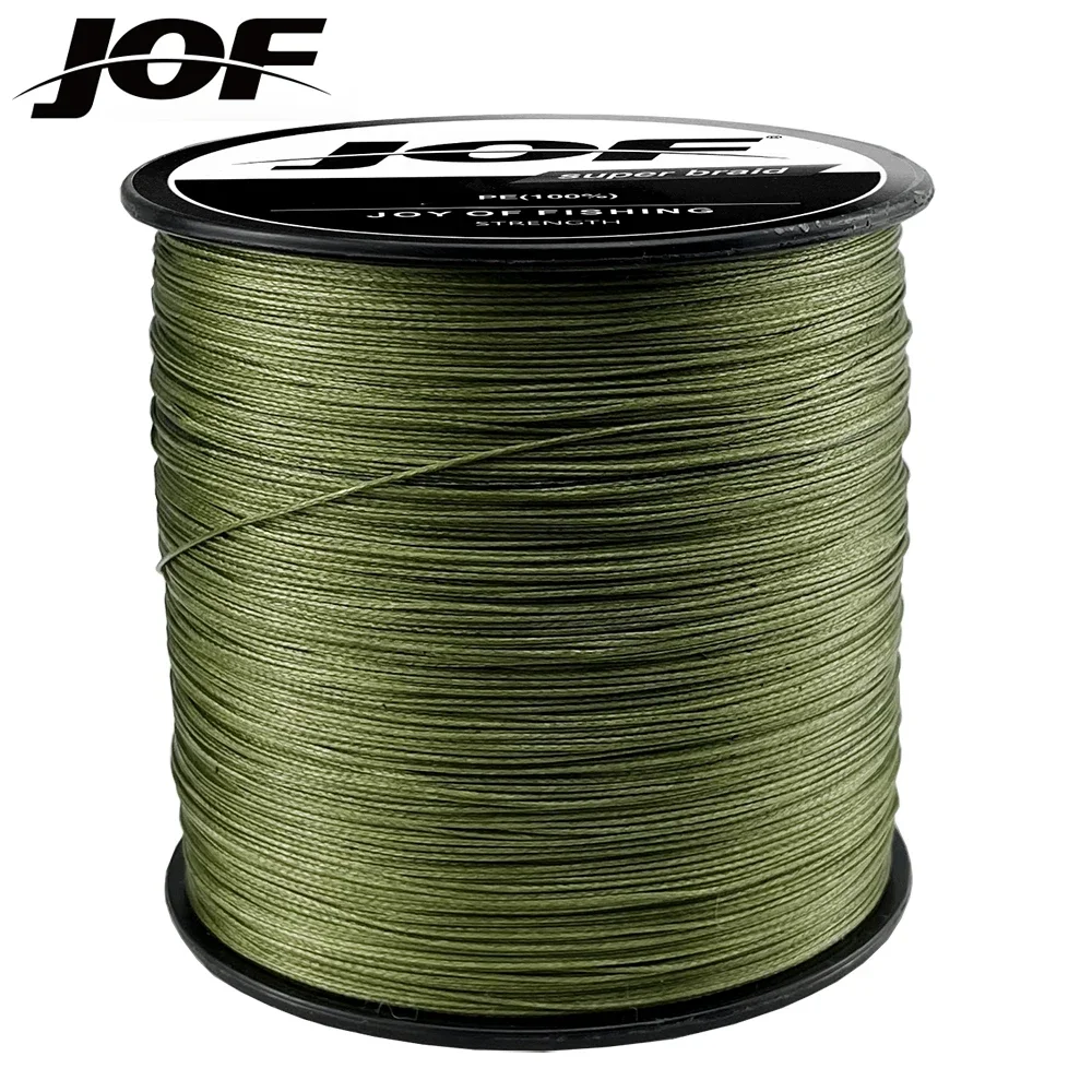 JOF สายตกปลาคาร์พ 8 Strands/4 Strands 500 M/300 M Braided Multifilament PE สายไฟ Janpan วัสดุ 10-120LB 1