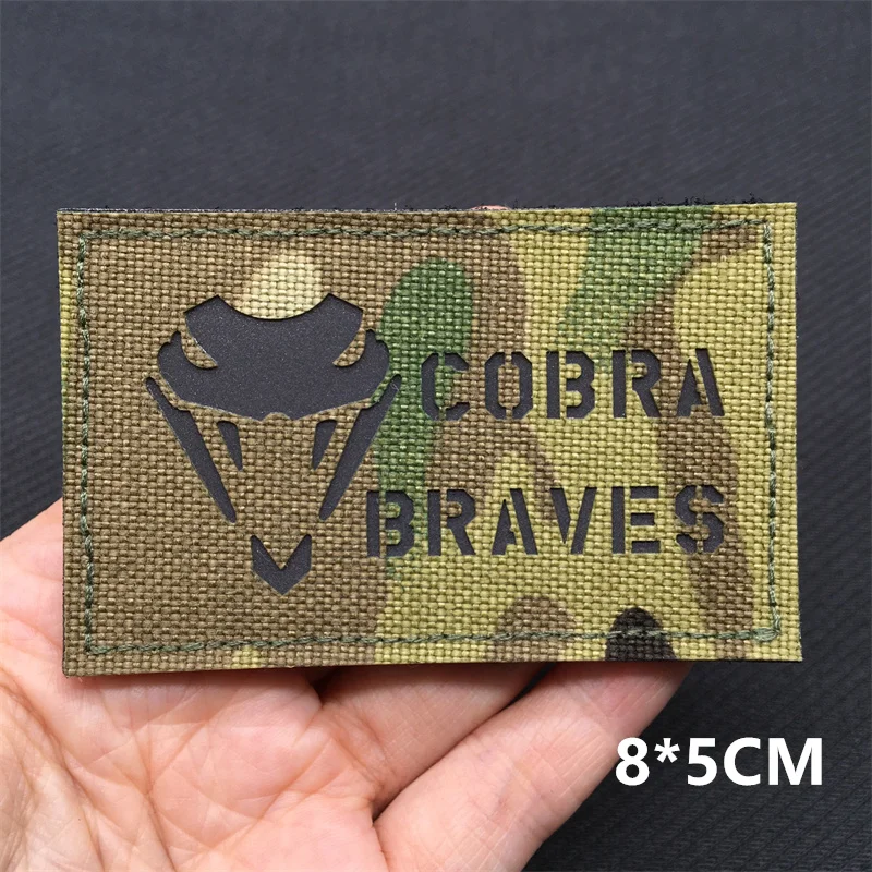 Multicam Taktische Patches IR Infrarot Reflektierende Patches auf Rucksack Weste Kleidung Outdoor Abzeichen Klettverschluss – Detail 19