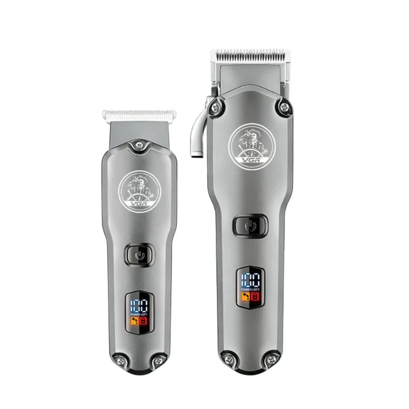 VGR Original Waterproof Combo Set Professional Hair Trimmer Rechargeable Hair Cipper for Men Electric Hair Cutting Machine V-675 3